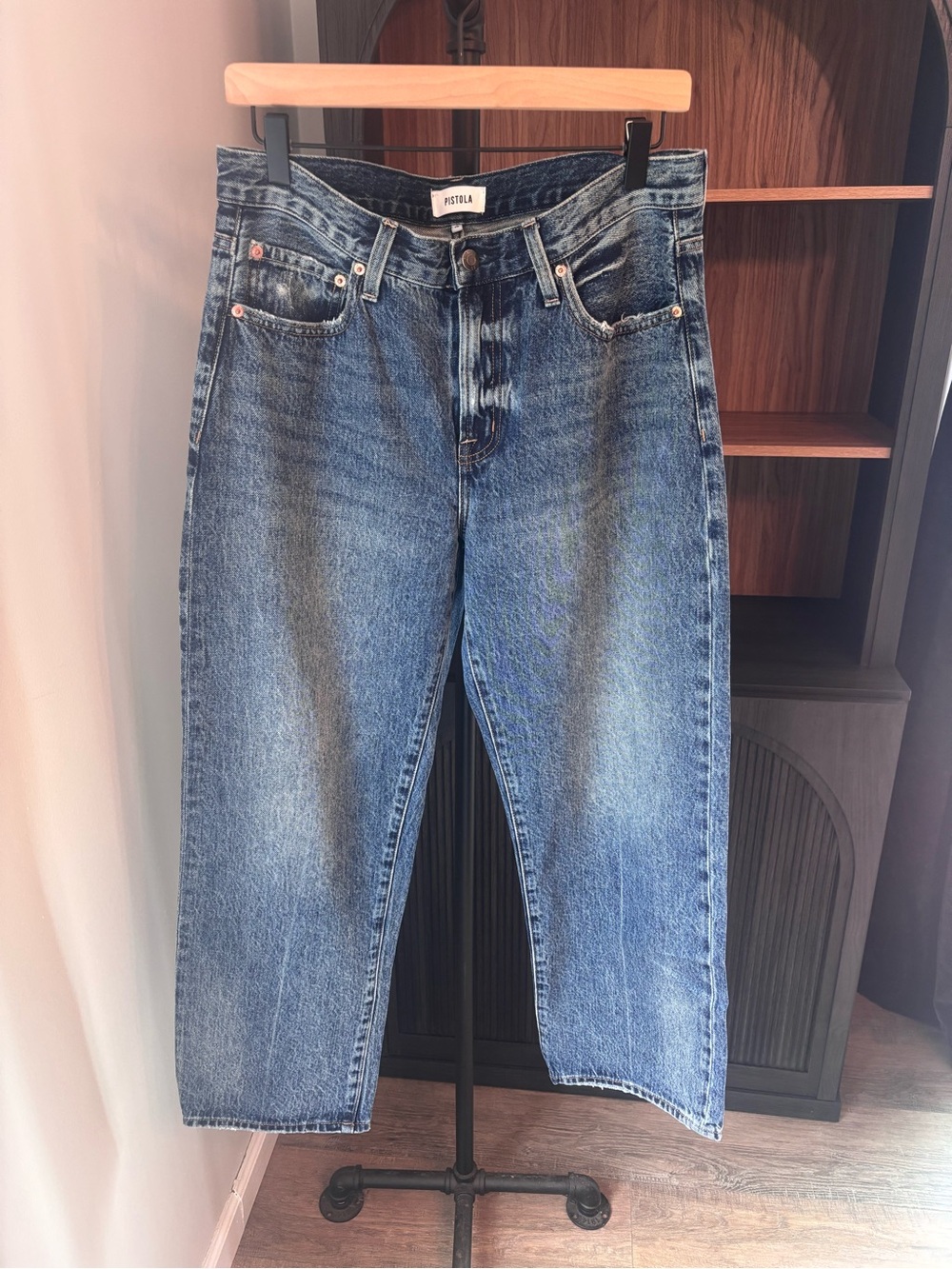 pistola Lexi Relaxed Straight Jeans